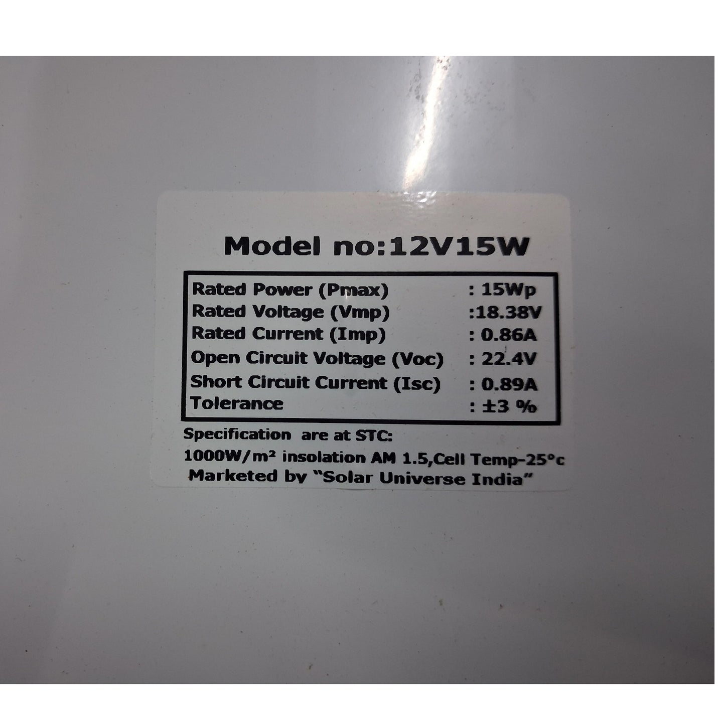 12V 15W Solar Panel – Aluminium Frame for Battery Charging, Solar Projects and Lighting