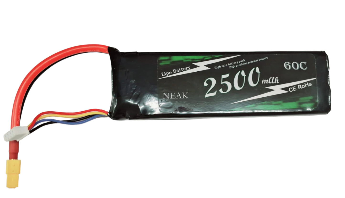 11.1V 2500mAh LIPO BATTERY product image