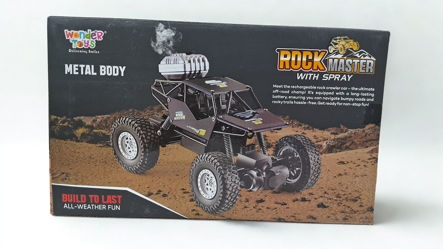 RC Car(MEDIUM Size) Rock Master Car with Mist Spray