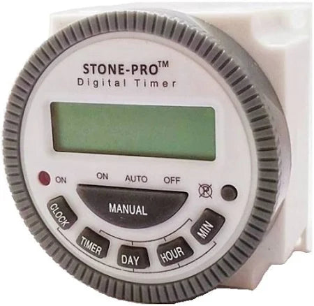 STONE-PRO TM-619H-2 Digital Programmable Timer Switch – 30 Amps