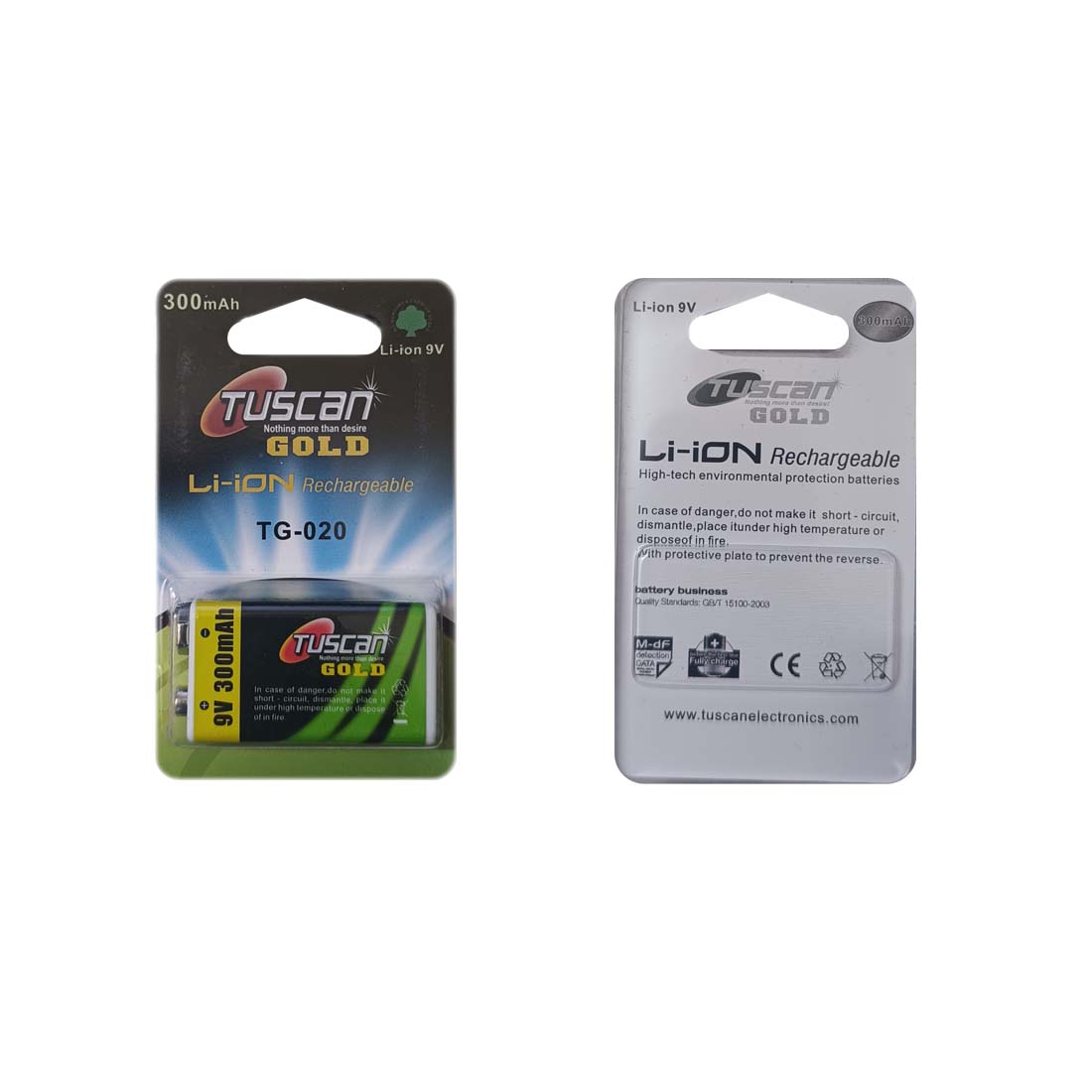 9V 300mAh Rechargeable Battery – Long Lasting, Reusable Power