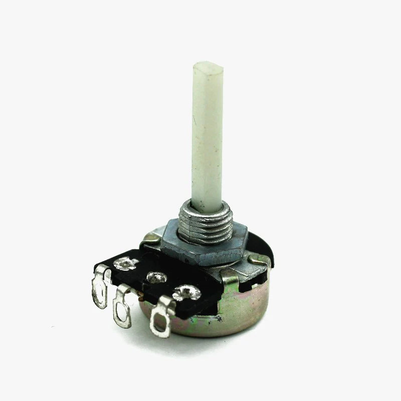 10K ohm potentiometer for adjusting resistance in circuits