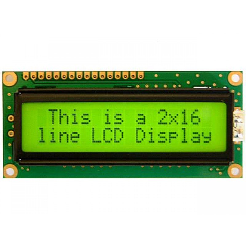 16x2 character LCD display module