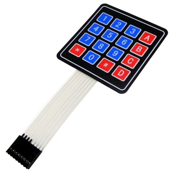 4x4 matrix keypad module for user input