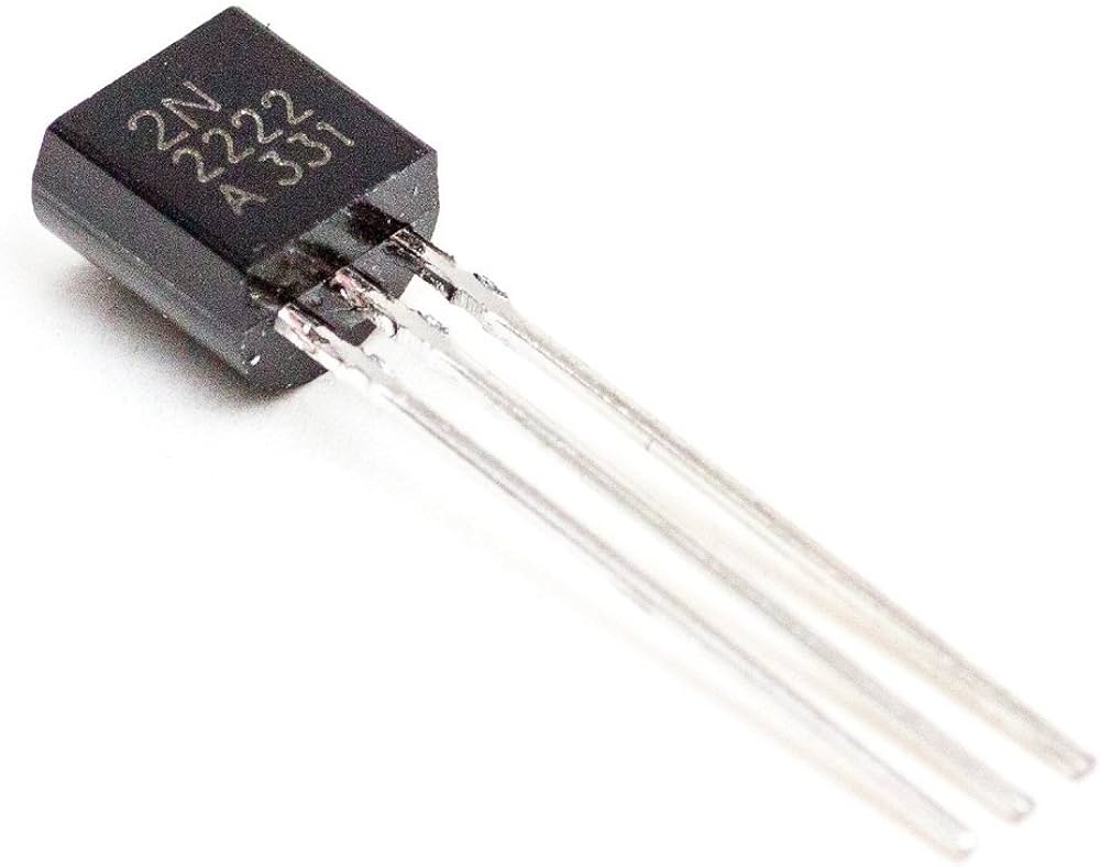 2N222 NPN transistor for switching and amplification