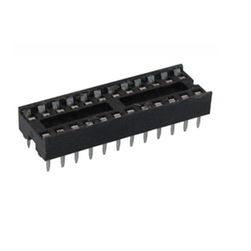 24-pin IC base for mounting integrated circuits