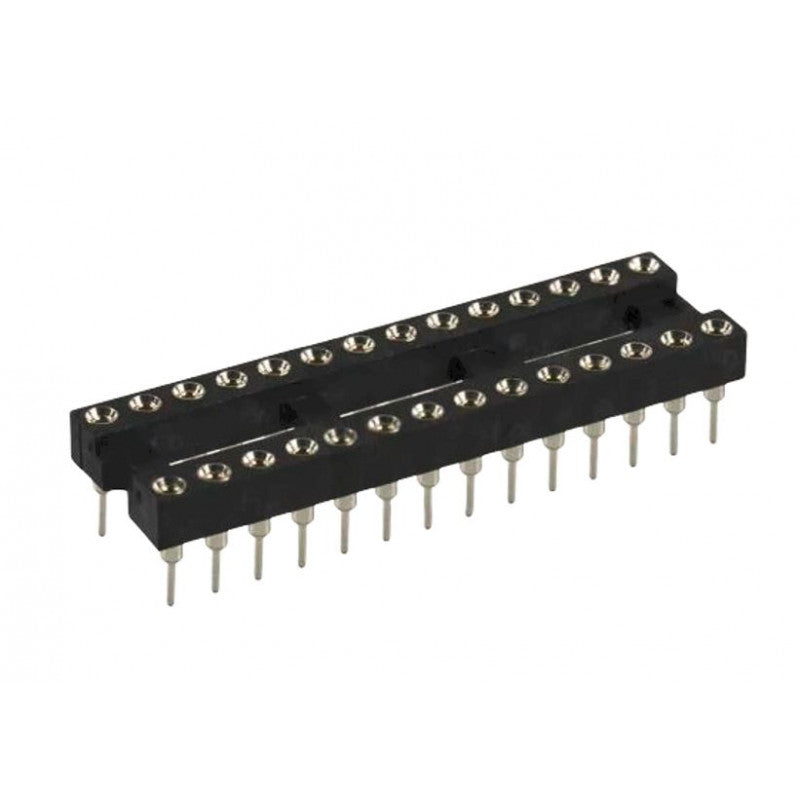 28-pin IC base for mounting integrated circuits