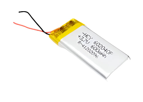 3.7V 600mAh LiPo rechargeable battery