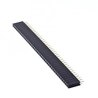 Female Berg strip connector for PCB connections