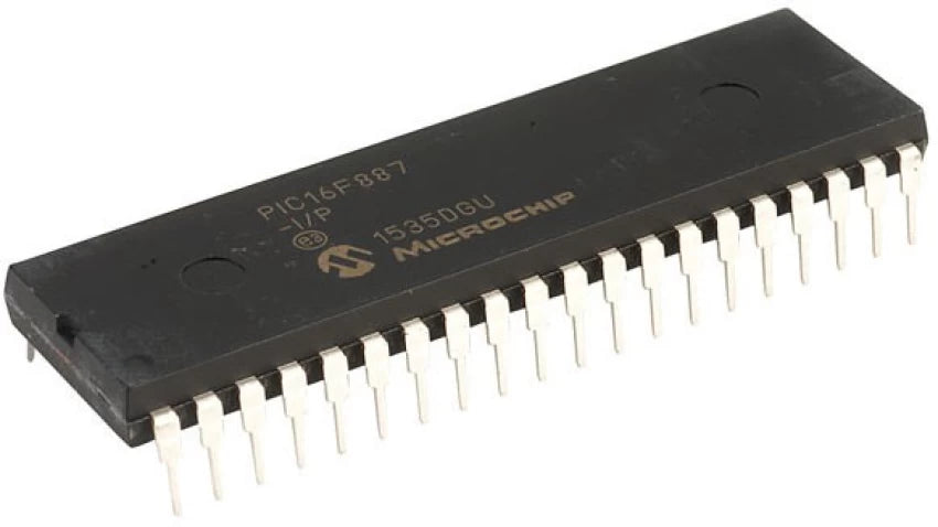 PIC16F887 Microcontroller Chip