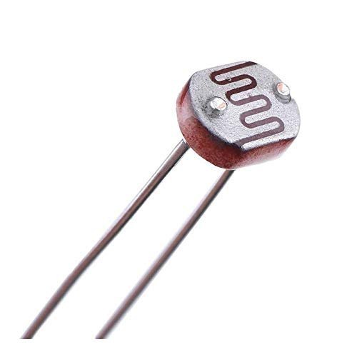 5mm LDR photoresistor for light-sensitive circuits