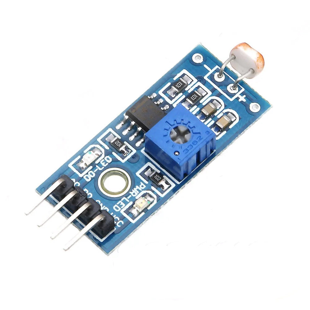 LM393 LDR sensor module with digital and analog output