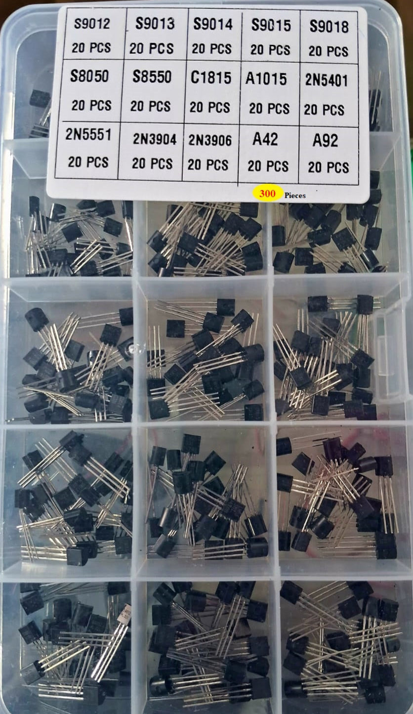 Assorted transistor kit for electronics lab