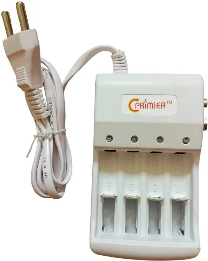 C Primier Multicell Charger for AA/AAA CELLS with 9V Camera Battery Charger