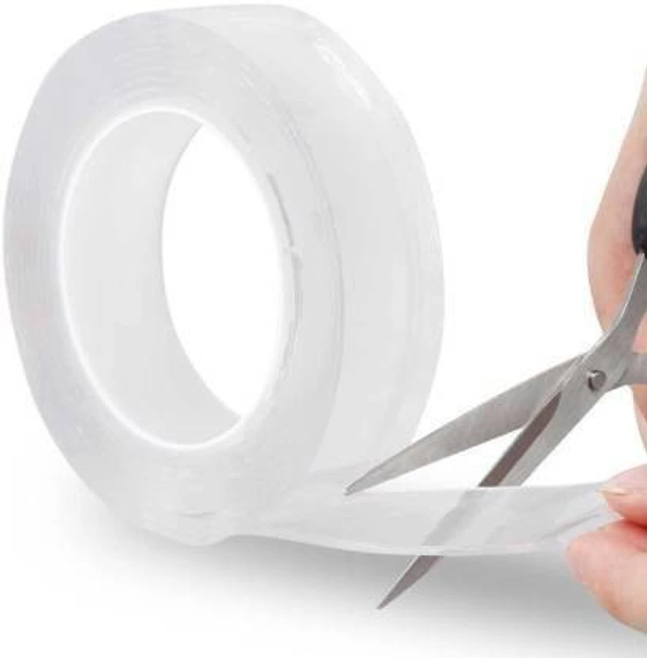 Ivy Grip Tape Transparent Double-Sided Adhesive Tape – Reusable Strong Sticky Mounting Tape