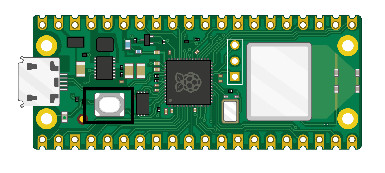 Raspberry Pi Pico W microcontroller