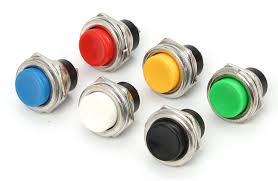 Large push button switch with cap for DIY projects