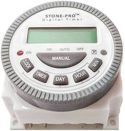 STONE-PRO TM-619H-2 Digital Programmable Timer Switch – 30 Amps
