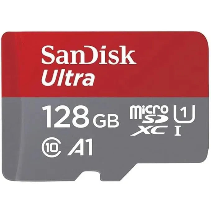 SanDisk Ultra 128GB Micro SD Card – Up to 140MB/s Class 10 UHS-I A1 Full HD Memory Card