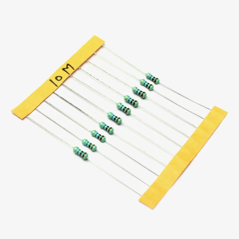 10M ohm resistor 1/4 watt pack of 10