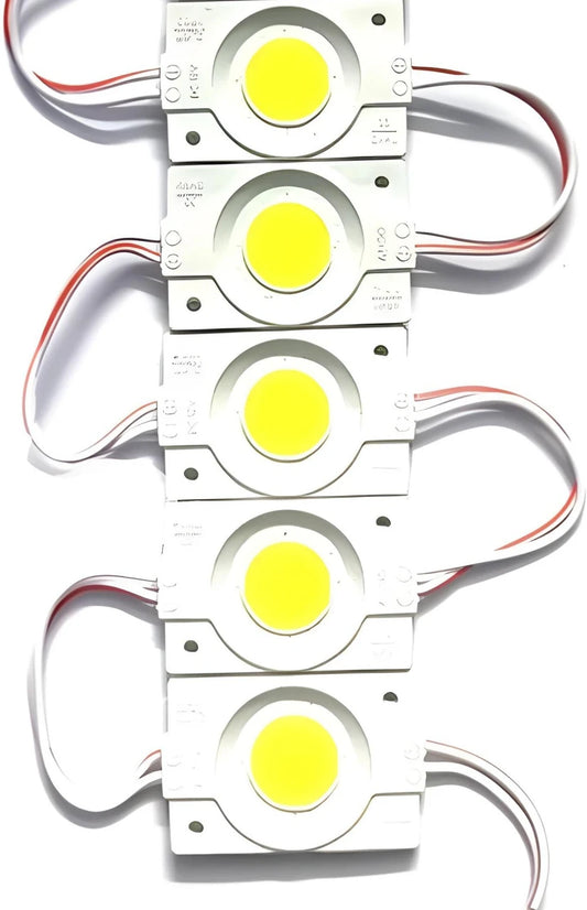 12V Coin LED Strip Warm White Single Piece | Compact LED Light Module for DIY Lighting, Display, Cabinet & Decorative Applications