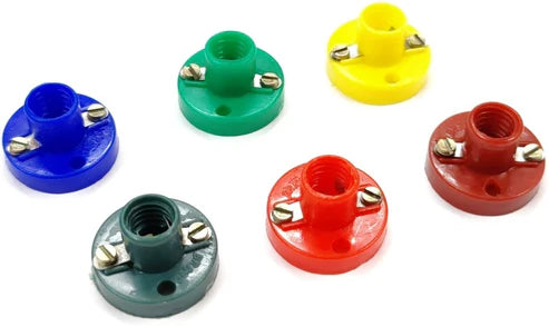Miniature Mini Bulb with Holder – Small Screw Type Bulb Holder Set for School Science Projects & DIY Electrical Experiments