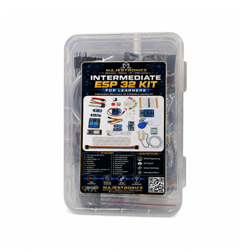 Intermediate ESP32 Starter Kit for IoT, Automation, Sensor Projects, Robotics & Electronics Learning