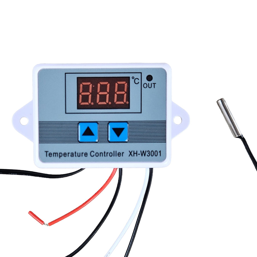 XH-W3001 Digital Temperature Controller with Probe – 110V–220V, -50°C to 110°C, 1500W