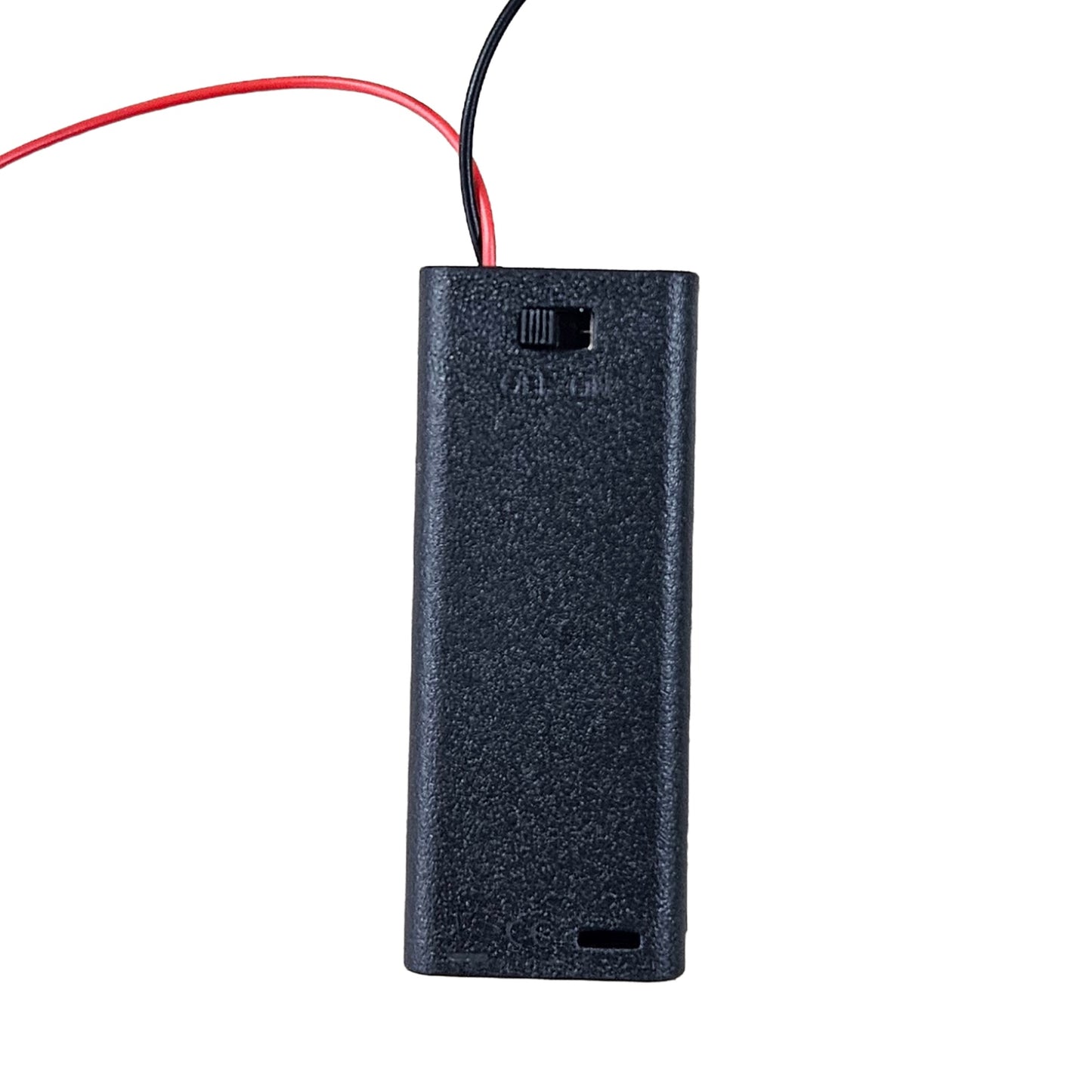 AAA 2 Cell Battery Holder with Cover and ON/OFF Switch – 3V Battery Case with Wire Leads