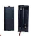 AAA 2 Cell Battery Holder with Cover and ON/OFF Switch – 3V Battery Case with Wire Leads