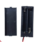 AAA 2 Cell Battery Holder with Cover and ON/OFF Switch – 3V Battery Case with Wire Leads