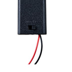 AAA 2 Cell Battery Holder with Cover and ON/OFF Switch – 3V Battery Case with Wire Leads