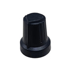 Black Potentiometer Control Knob – Ribbed Rotary Volume and Speed Control Knob