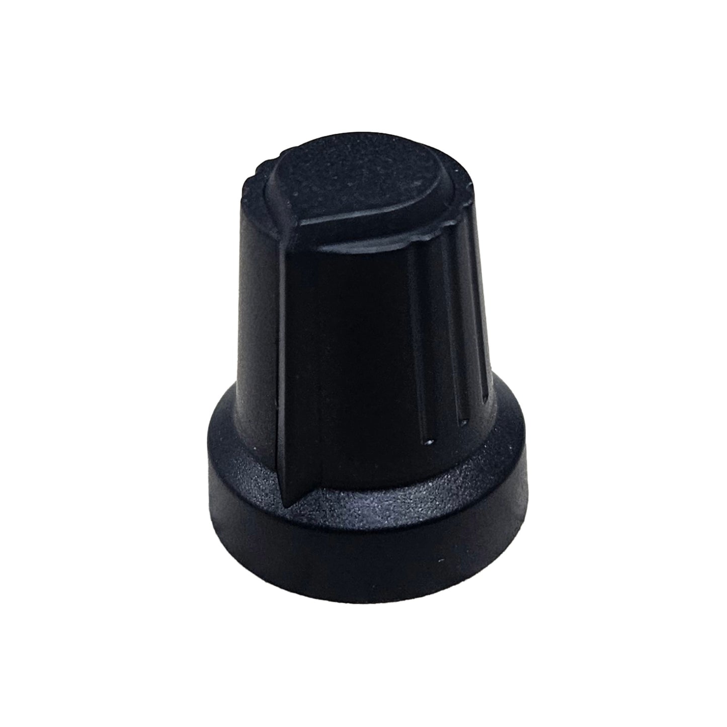 Black Potentiometer Control Knob – Ribbed Rotary Volume and Speed Control Knob