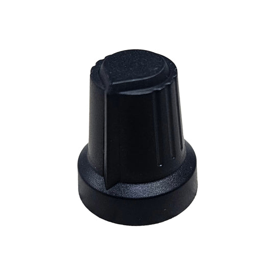 Black Potentiometer Control Knob – Ribbed Rotary Volume and Speed Control Knob