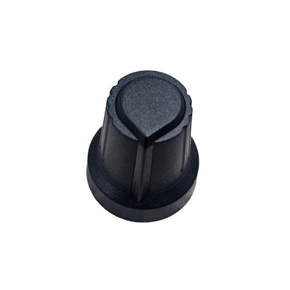 Black Potentiometer Control Knob – Ribbed Rotary Volume and Speed Control Knob