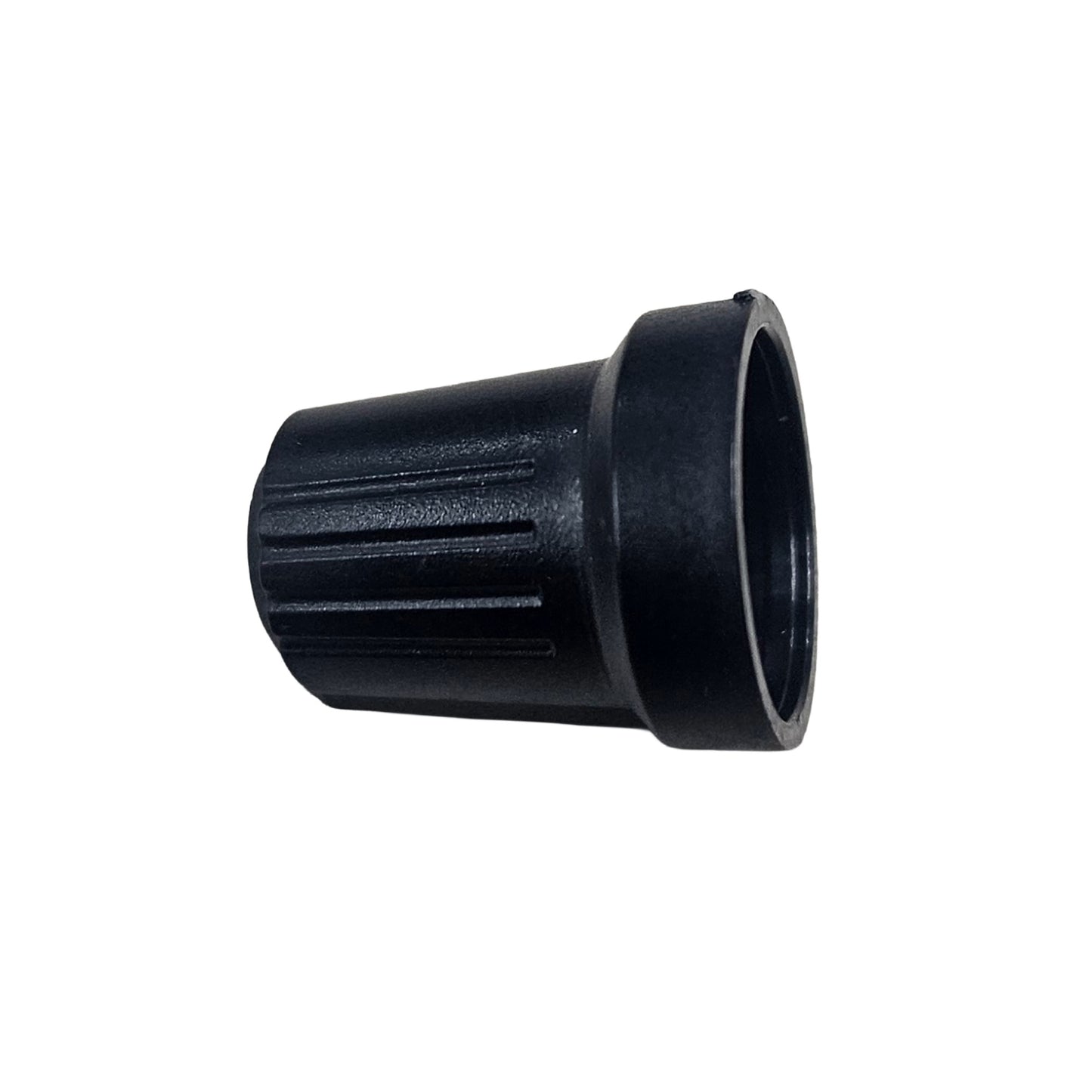 Black Potentiometer Control Knob – Ribbed Rotary Volume and Speed Control Knob