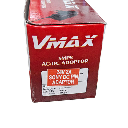 24V 2A AC to DC SMPS Power Adapter with DC Barrel Pin – 48W Power Supply