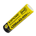 VIPOW 18650 4200mAh 3.7V Li-ion Rechargeable Battery Cell – 15.54Wh