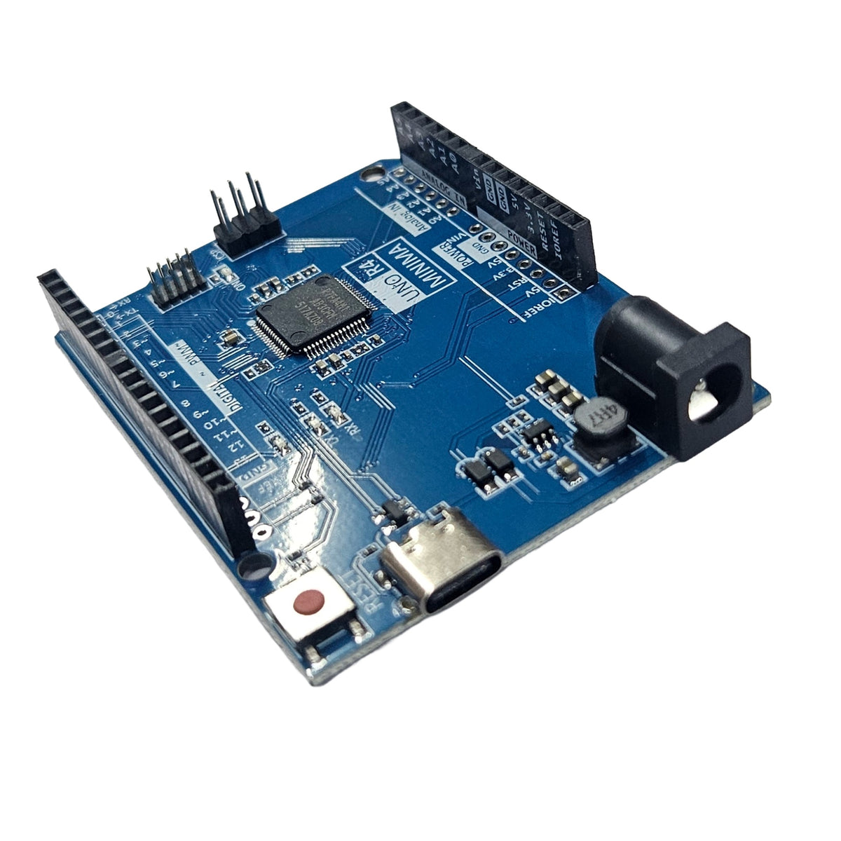 Arduino UNO R4 Minima [ABX00080]- Without WIFI – Renesas RA4M1 | USB-C, CAN, DAC (12-bit), OP AMP, SWD Connector