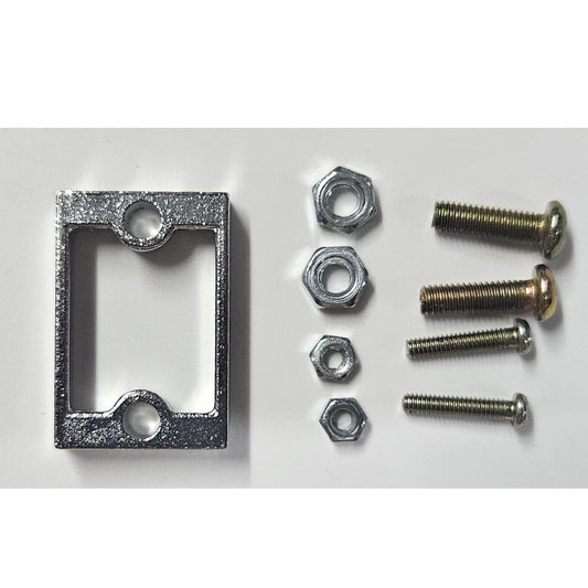 BO Motor Metal Mounting Bracket with Screws & Nuts for BO Gear Motor – Robotics DIY Chassis Fitting Clamp