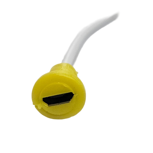 USB B Type Female Connector with Wire Panel Mount – Charging & Power Input Socket for DIY Electronics Projects