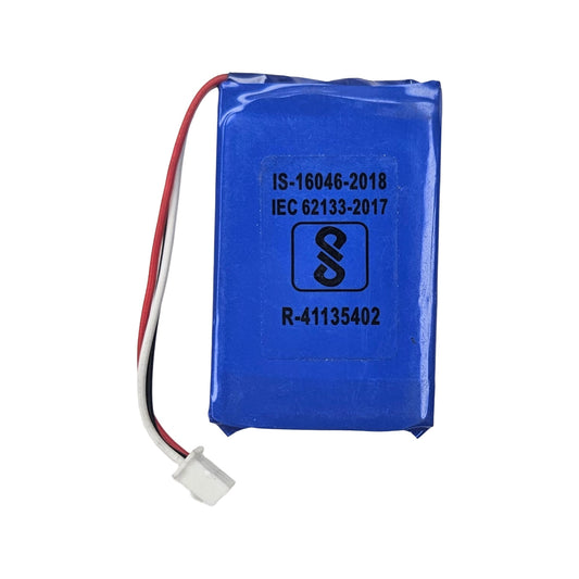 Setwell 3.7V 1500mAh Rechargeable Li-ion Polymer Battery Pack with 3-Pin Connector