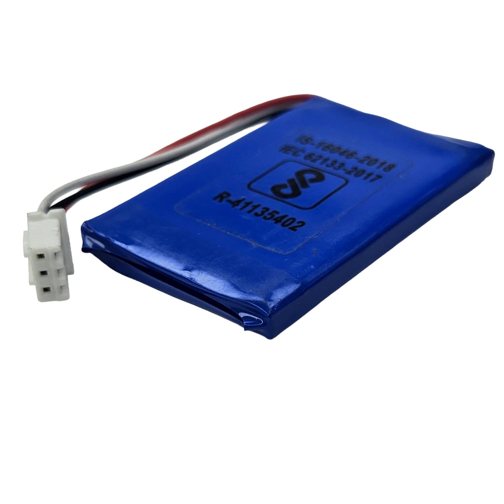 Setwell 3.7V 1500mAh Rechargeable Li-ion Polymer Battery Pack with 3-Pin Connector