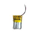 3.7V 60mAh Rechargeable LiPo Battery with Soldered Wires