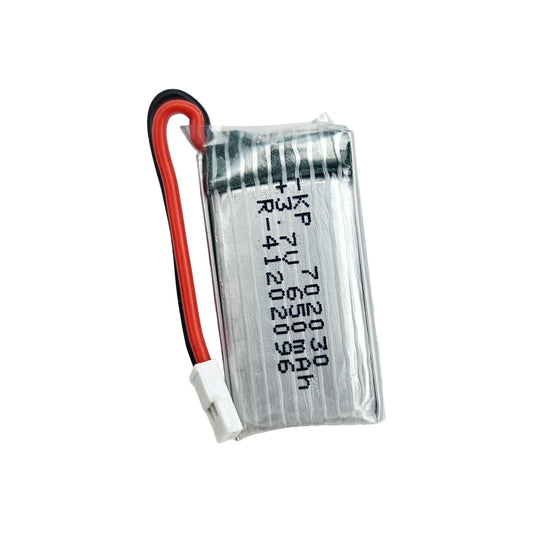 KP 702030 3.7V 650mAh Li-Po Rechargeable Drone Battery | 1S Lithium Polymer Battery for RC Drone, Robotics, DIY Electronics & IoT Projects