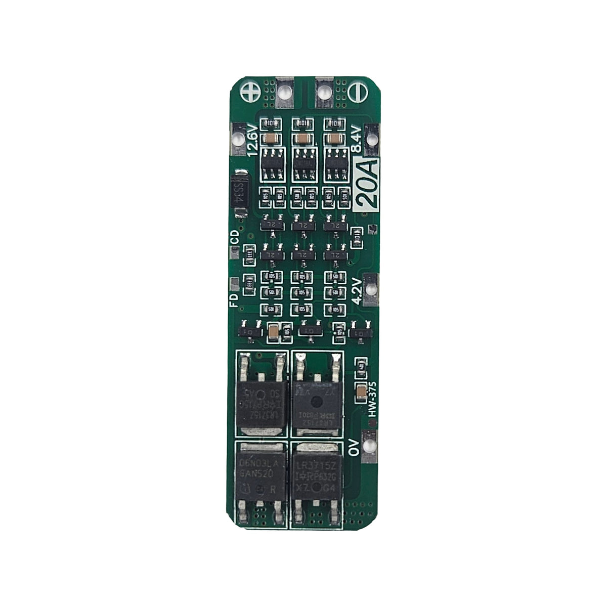 3S 20A 12.6V Lithium Battery BMS Protection Board for 18650 Li-ion Battery Pack