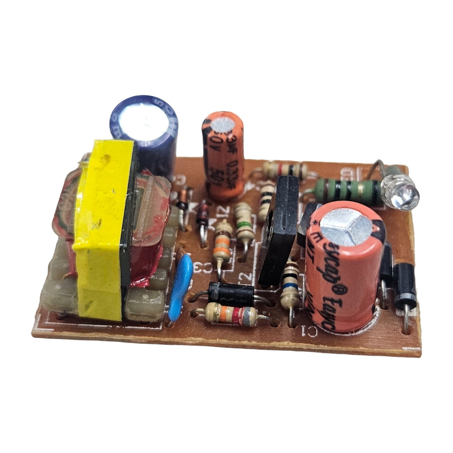 12V 500mA AC to DC Power Supply Adapter Board with Transformer, Rectifier and LED Indicator for DIY Electronics – Pack of 1