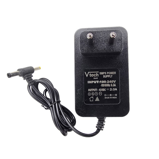 Vtech 6V 2A SMPS Power Adaptor with Sony-Type DC Positive Pin