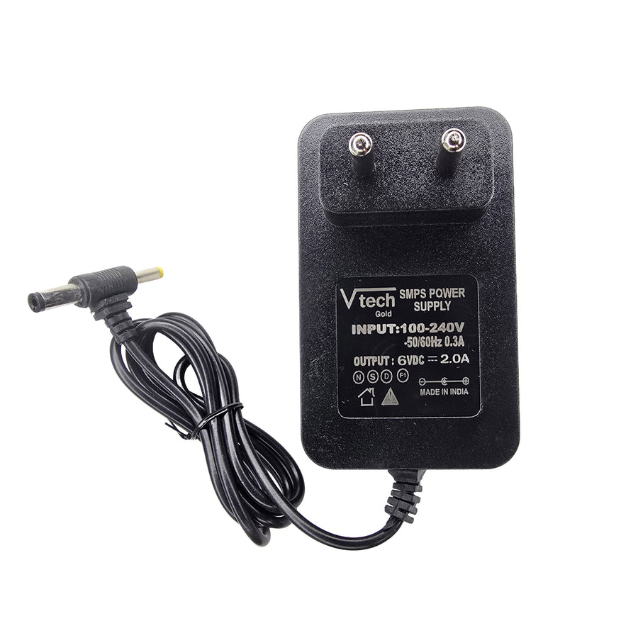 Vtech 6V 2A SMPS Power Adaptor with Sony-Type DC Positive Pin